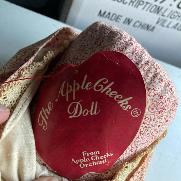 Apple Cheeks Doll Fabric Vintage - Picture 4 of 6
